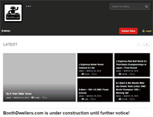 Tablet Screenshot of boothdwellers.com